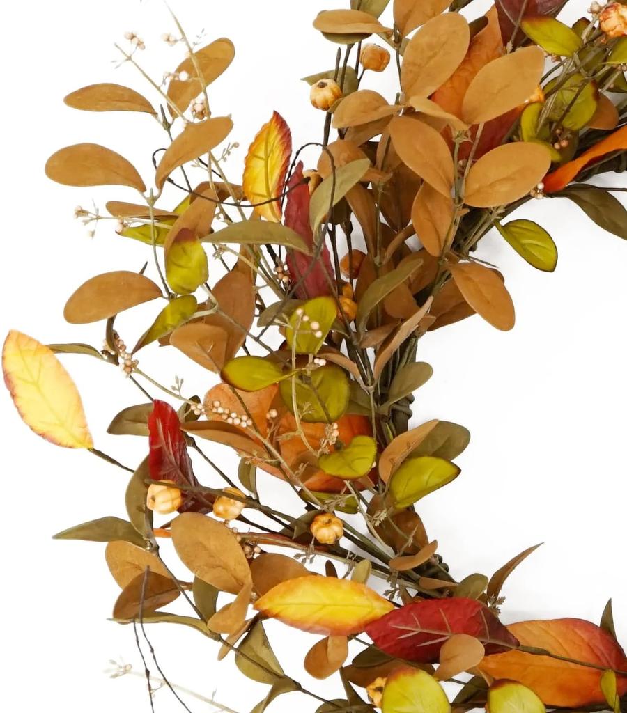 Венок из гортензии, подвеска на дверь, имитация цветка, стиль, настенное украшение