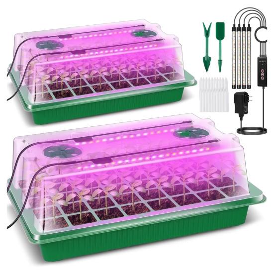 LED Plant Lights Full Spectrum Grow Lights with Timer