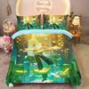 My worldrs Bedding sets for kids,Game Simulated World Bedding Set,Duvet Cover Pillowcases with Zipper Quilt Bed Covers