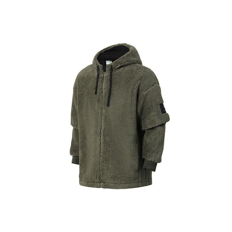 Puma Классика Зимняя Толстовка-Куртка из Шерпы 'Оливково-Зеленый' Мужская 530271-64