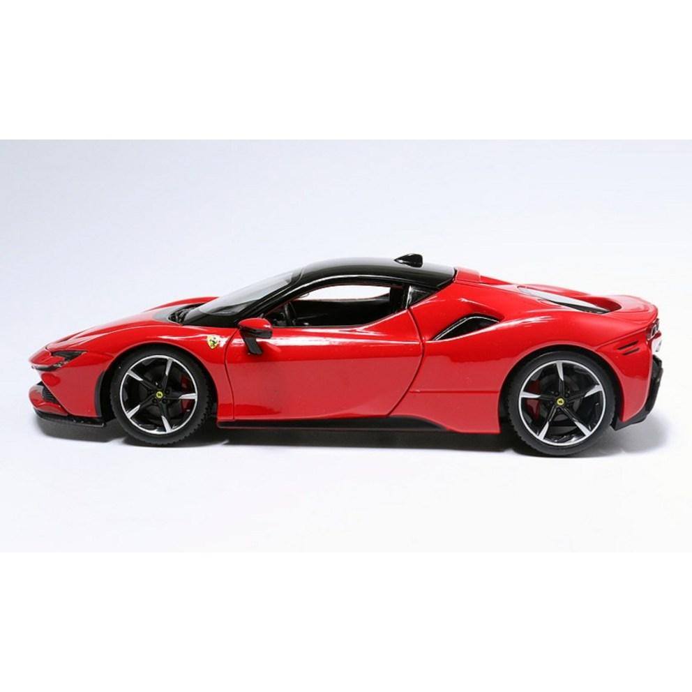 Ббураго 1:Модель автомобиля Ferrari SF90 Stradale, масштаб 1:24, красная