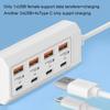 8 в 1 USB Электрическая розетка 25 Вт USB TYPE C Сетевые фильтры Зарядная станция Разветвитель Для планшета Ноутбука Мобильных телефонов