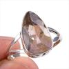 Natural Ametrine Gemstone Handmade 925 Solid Silver Jewelry Ring Size 9.5 T8g02