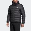 adidas Повседневная спортивная хлопковая куртка с капюшоном на открытом воздухе, мужская верхняя одежда, черная FI2760