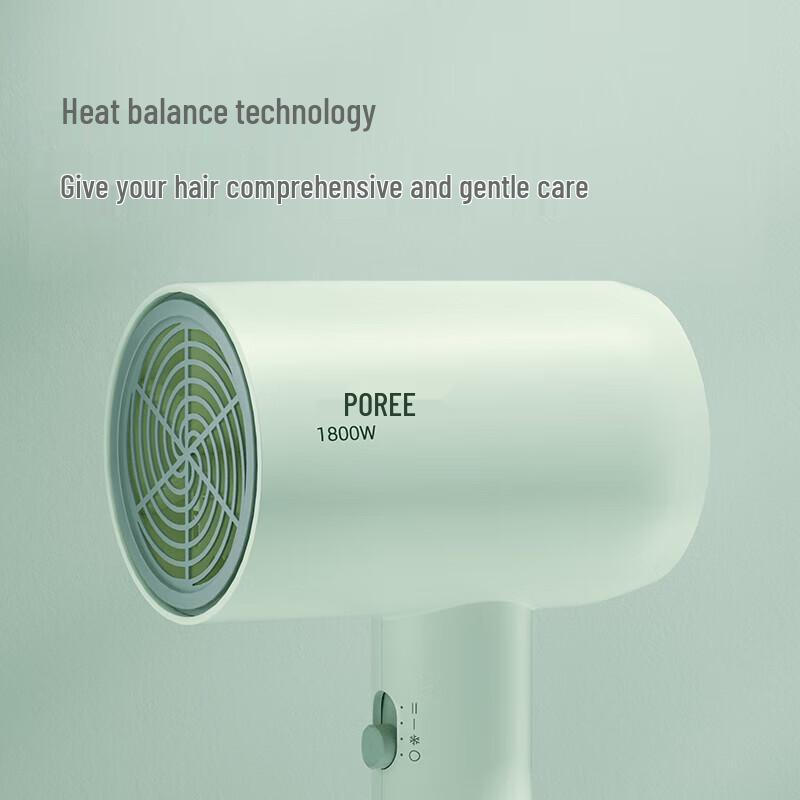 Borui 1800W Portable Hair Dryer CN plug (adapter included)