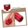 CLISPEED 4pcs Tire Valves Auto Valve Caps Car Valve Stem Caps Tire Caps Kit