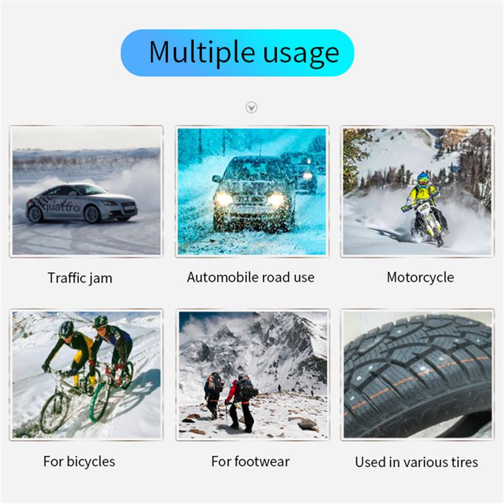 50 шт. колесные ушки для автомобильных шин, шипы, винты, снежные шипы, колесные шины, цепи противоскольжения, шипы для обуви, квадроциклов, автомобилей, мотоциклов, шин 8x10 мм