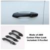 LHD ! Outside Door Handle Bowl Frame Cover Trim For Kia Cerato Forte K3  - 2024 Carbon Fiber / Chrome Exterior Accessories