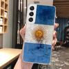 Мягкий чехол с флагом Аргентины для Samsung Galaxy S23 S22 Ultra S21 Plus S20 Fe S10 Lite S9 S8 + S10e S7 Edge Pattern Capa Case