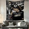 Tom Kaulitz Custom Name Wall Tapestry Aesthetic Wall Hanging Printed Fabric Blanket Decorative Tapestries for Bedroom Living Room Home Decor