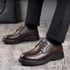 Fashion Men Classic Leather Shoes Spring Autumn Comfortable Platform Casual Shoes British Business Brand Men Luxury Dress Shoes Zapatos