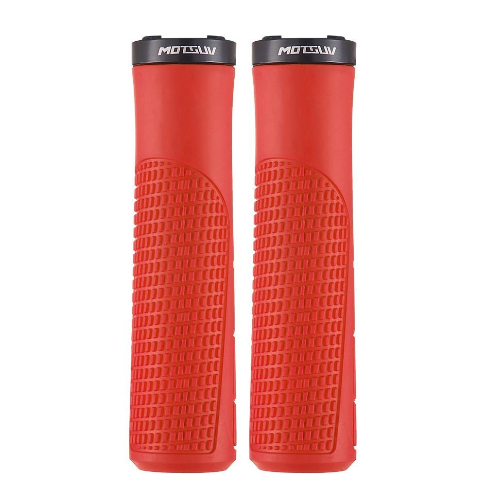 Резиновые алюминиевые ручки для велосипеда, противоскользящие ручки для велосипеда, руль для горного велосипеда, шоссейного велосипеда