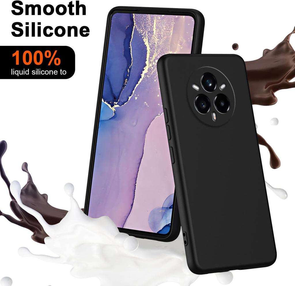 Гибкий чехол из жидкого силикона TPU для Realme 14 Pro 5G 13 Pro+ Plus Защитный чехол Coque Capa Shell Fundas