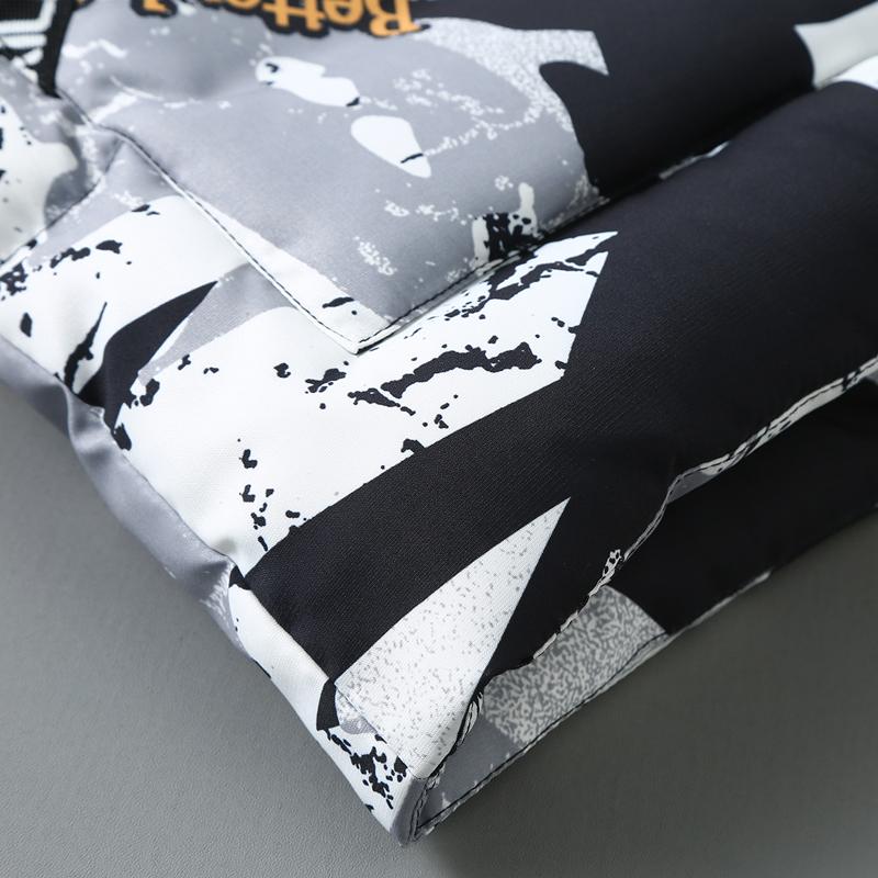 S-8XL плюс размеры Мужская куртка без рукавов Зимняя повседневная жилетка без рукавов с хлопковой подкладкой и капюшоном Мужской теплый камуфляжный жилет