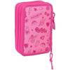Trousse Scolaire - SAFTA - Rainbow High Shine - 37 Outils Inclus - Multicolore - Enfants 5-14 Ans