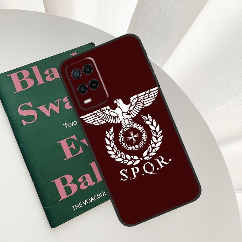 SPQR Roman Imperial Legion Case For Oppo A96 A76 A16 A15 A17 A52 A72 A54S A57S A58 A78 A98 A57 A77 A54 A74 A94 Cover