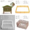 Pvc Animal Habitat Fencing Model For Diy Farm Scene And Model Collectors