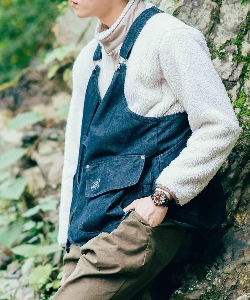 Ремень TRIWA Watch Campus Recycled Japan Brown x Black TIME FOR SUB OCEANS CAMP из переработанного морского пластика 10 ATM для мужчин и женщин (унисекс)