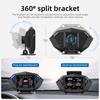 Smart Car Inclinometer Level Tilt Meter Digital HUD GPS Speed Meter OBD Speedometer Display Speed,