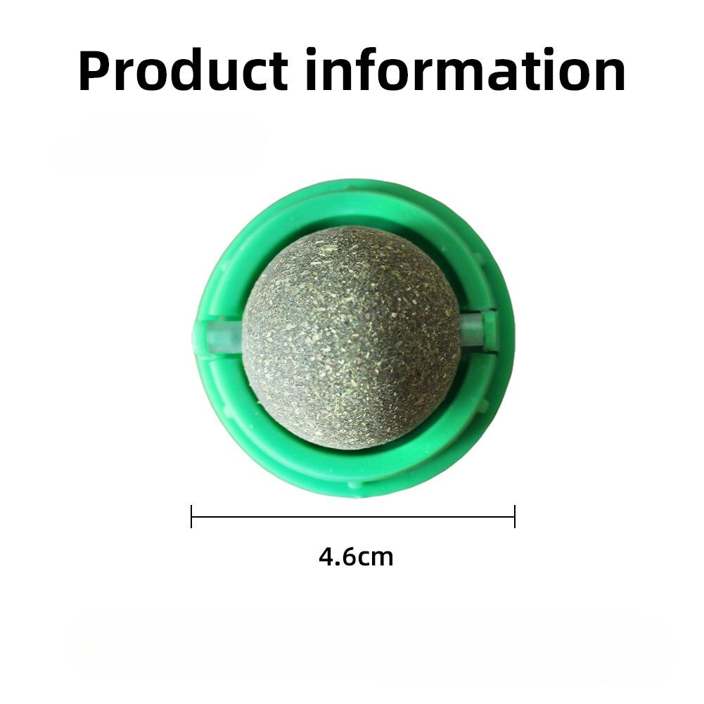 Вращающаяся игрушка для кошек с кошачьей мятой, чистка зубов, устойчивая к укусам, фиксированная игрушка для кошек, самоудовлетворение, облизывание, товары для животных