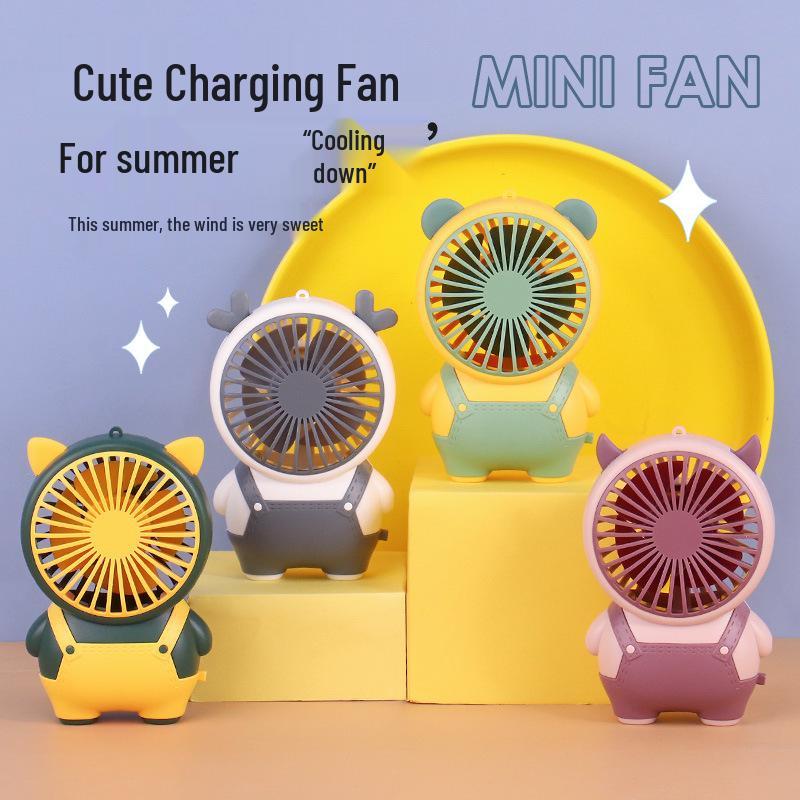 Portable USB Rechargeable Mini Desktop Fan for Students
