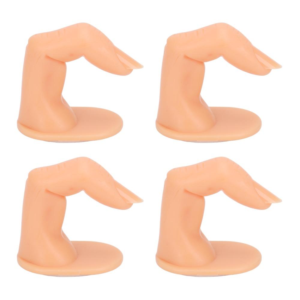 50pcs Detachable Practice Fingers Durable Plastic Nail Color Display Board  For Salon Artists