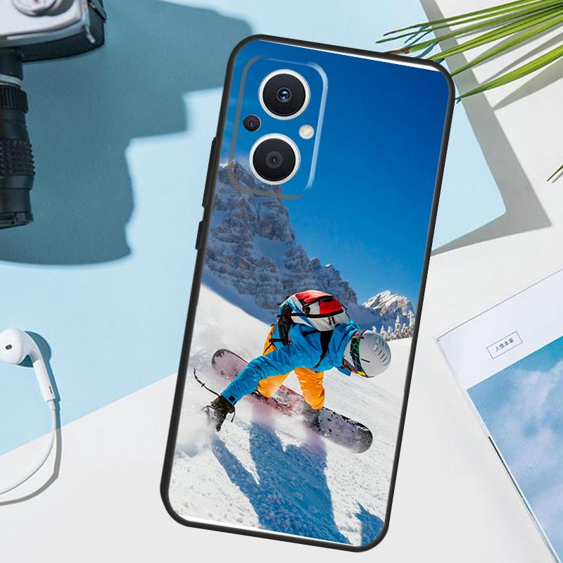 Спортивный чехол для сноуборда для OPPO Reno 13 13F 12 11 F 8T 7 8 10 Pro OPPO Find X8 X6 Pro X3 X5 Lite Чехол Funda