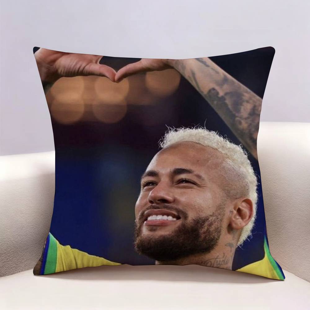 NNeymar Football star Doublesided print Pillow Case Cushion Cover Throw Pillow Case For Car Sofa