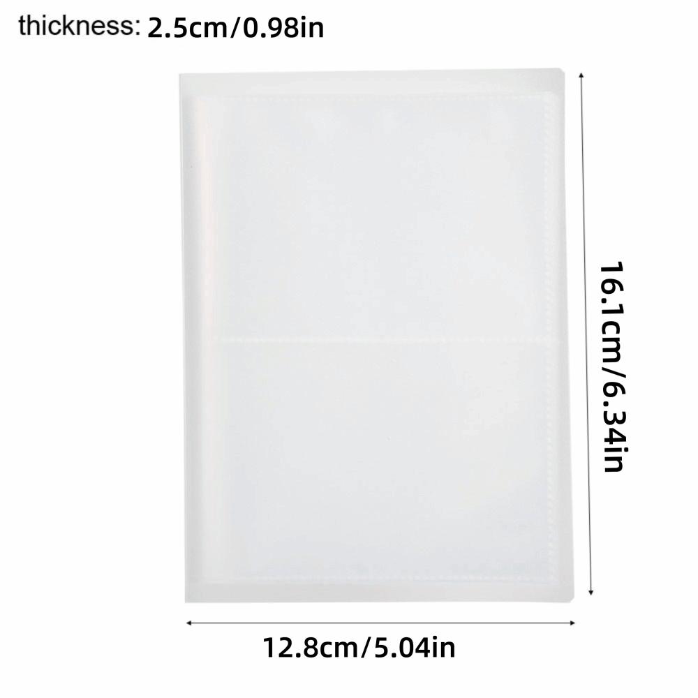 20 Pages 80 Slots PP Plastic Cover Sticker Storage Album Clear Nail Art Display Book For Nail Art