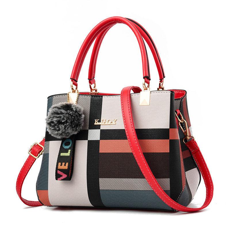 Stylish Large Capacity Pu Tote Bag For Women In Vibrant Colors Perfect For Daily Use