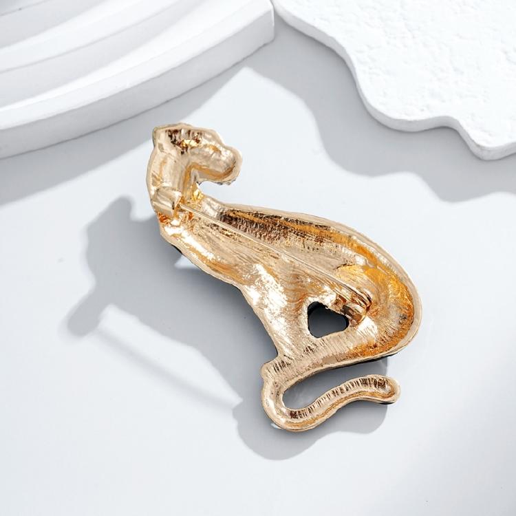 Брошь в стиле пантеры, аксессуар из цинкового сплава, универсальный для и модных личностей