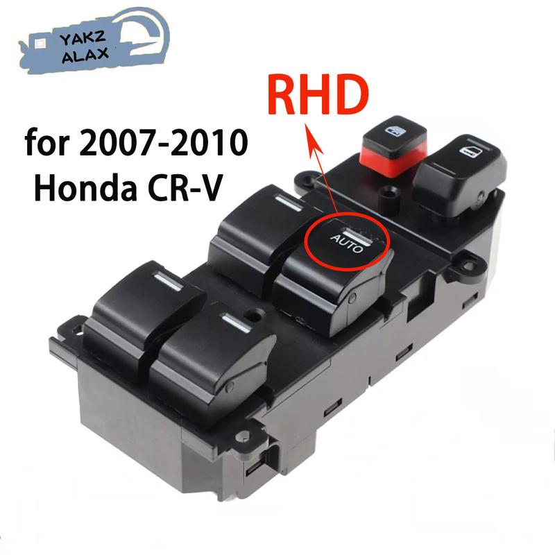 35750-SWA-Z01 Front Right Side Window Control Switch for CR-V EX 2007 2008 2009 2010 RHD Electric Master Glass Lifter Button