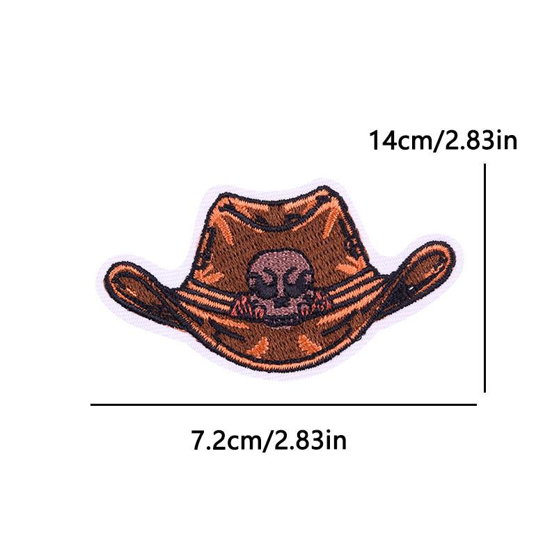 West Cowboy Embroidery Iron On Patches For Clothing thermoadhesive Patch For Clothes Heroism Adventurism Patch For Jeans Sticker