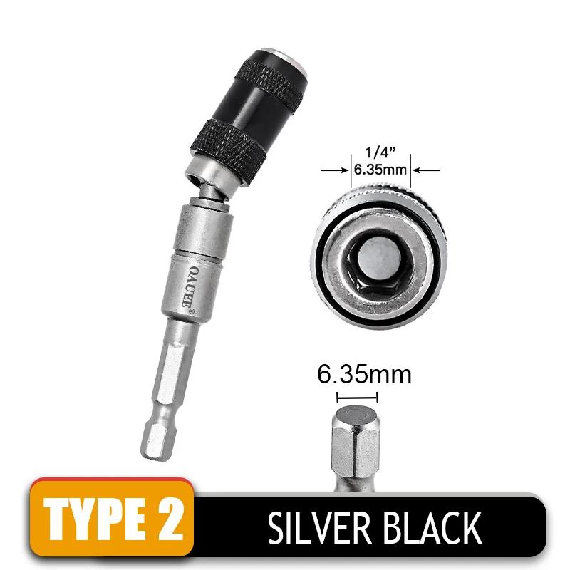 1/4" шестигранный хвостовик магнитная отвертка бита отвертка бита регулируемый магнитный поворотный кронштейн удлинитель отвертки адаптер