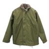 NAVY DEPARTMENT Military Jacket S Khaki Back Bore Men's Used