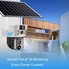 LS VISION Solar Camera 4G SIM Card/Wifi Surveillance Outdoor 4K 8MP HD 360 Wireless Low Power Battery Cctv Security Protection Ip Cameras