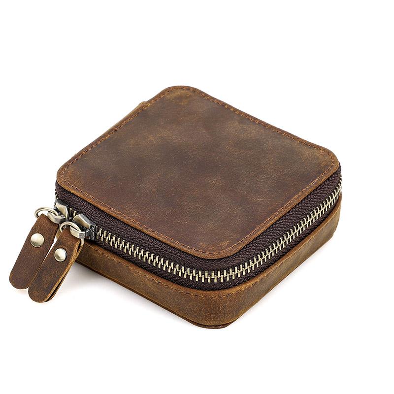 Retro Leather Jewelry Box Organizer Watch Earring Rings Necklace Storage Case Gift Jewellery Casket Joyeros Organizador De Joyas
