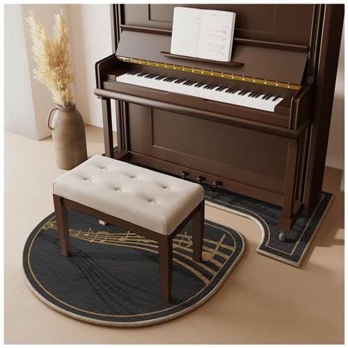 ACMEER Piano Mat, Soundproof Floor Mat for Electronic Pianos, Anti-Vibration, Anti-Scratch, and Non-Slip, for Electronic Drum Kits, Bass Drums, Percus