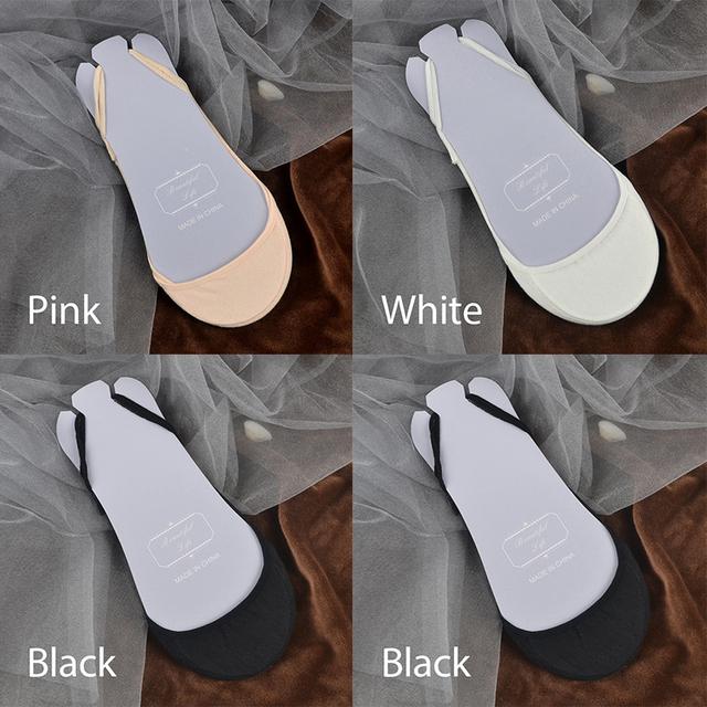 FINETOO 4 пары/компл. женские нескользящие невидимые носки, летние однотонные хлопковые носки-лодочки с низким вырезом, женские дышащие носки-тапочки