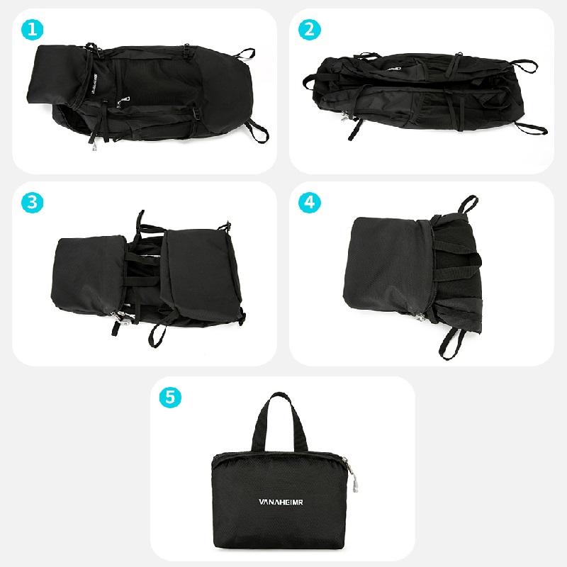 Foldable Multi-functional Outdoor Lightweight Hiking Backpack, Folding Backpack, Travel Water-resistant Daily Backpack