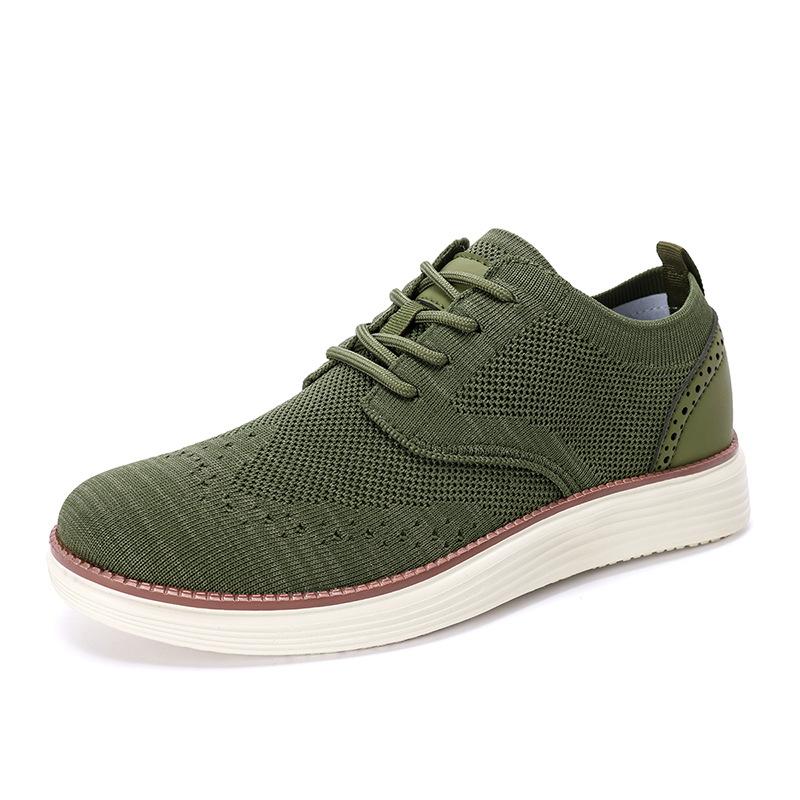 Spring/Summer Solid Color Fashion Casual Handsome Mesh Breathable Men'S Shoes