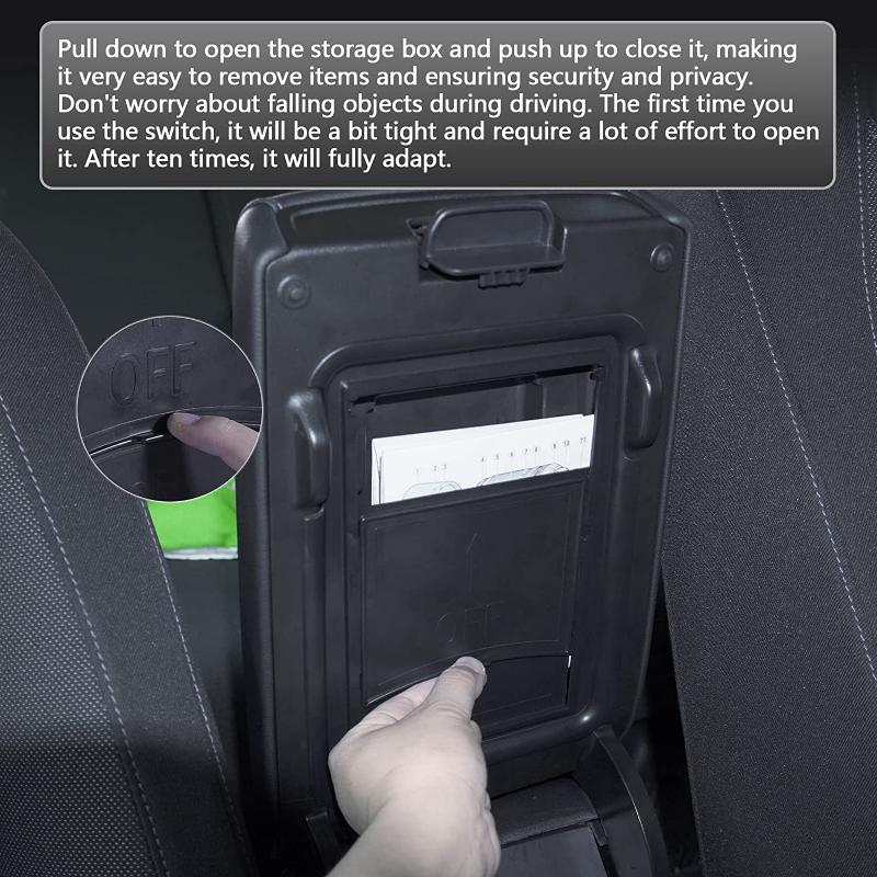 Черный автомобильный центральный консольный подлокотник скрытый ящик для хранения для Honda CR-V 2023 2024 ящик подстаканник аксессуары