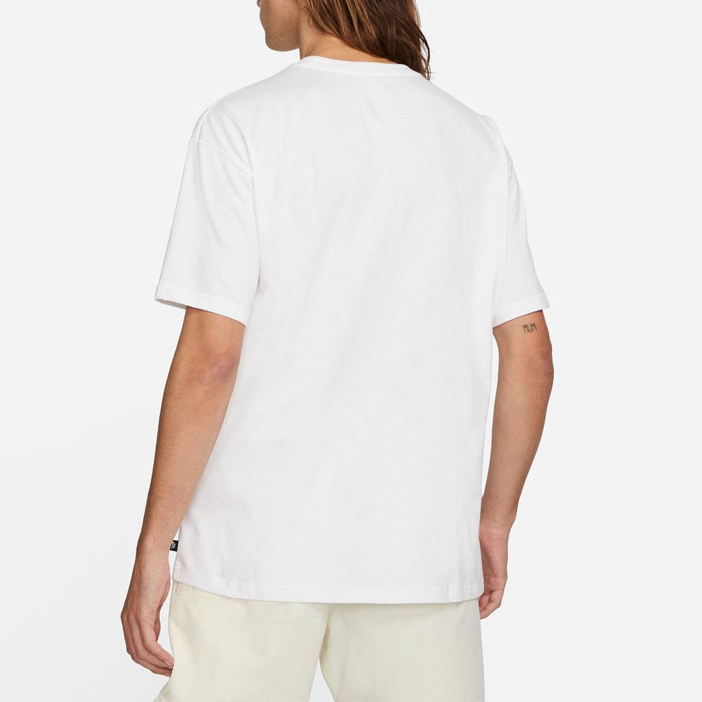 Nike Свободная трикотажная футболка с короткими рукавами и принтом SB Skateboarding, мужские топы белого цвета DD1309-100