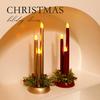 Christmas LED Candle Lamp Battery Powered Flameless Fake Taper Candle Decoration Flickering Long Electric Simulation Candle Light