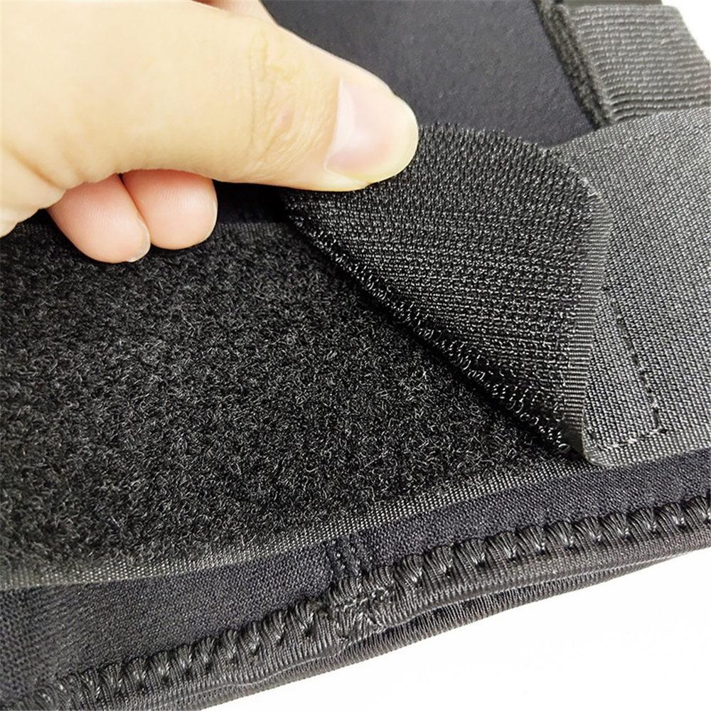 Неопреновый наколенник с двойными металлическими стабилизаторами и регулируемыми ремнями для поддержки ПКС, БКС и мениска