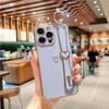 Чехол для телефона с ремешком на запястье для Iphone 14 13 12 11 Pro Max Xs Max Xr 13pro 14 Plus 11 противоударный мягкий бампер Love Heart Cover