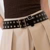 BT8066 Belt Loop Eyelet Cowhide Belt 48mm