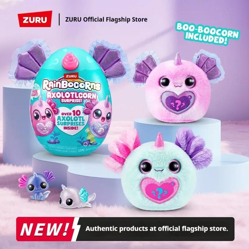 Zuru Rainbocorns Axolotlcorn Surprise  Blind Egg Stuffed Animal Doll Toy With Over 10 Surprises