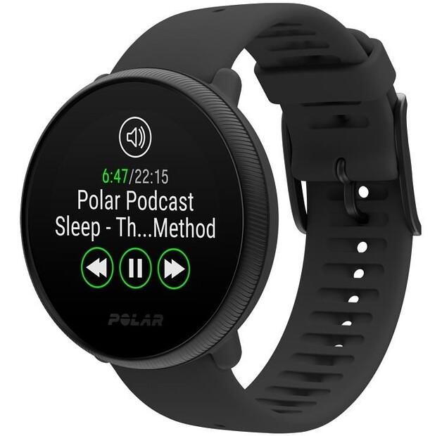 Спортивные часы Polar Ignite 2 черно-жемчужные S-L