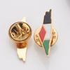 HNSP Palestinian Flag Stainless Steel Brooch For Men Women Badge Zircon Accessories
